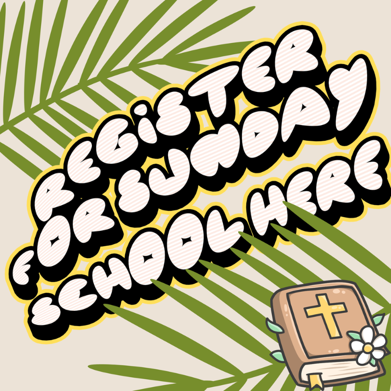 Sunday School Registration